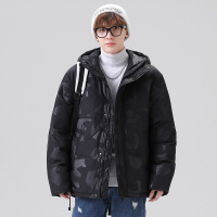 羽绒服男士青年潮牌白鸭绒保暖羽绒情侣休闲外套秋冬季连帽面包服