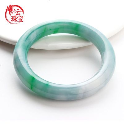 紫云珠宝天然翡翠手镯A货圆条玉镯子玉手镯56mm56mm