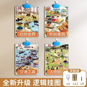 婴儿消耗体力玩具6个月以上宝宝早教有声挂图磨耳朵女孩8益智礼物