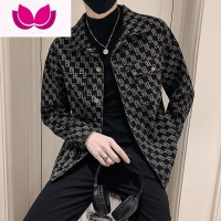 七斓牛仔外套男士春季潮牌高级感潮流休闲宽松上衣款痞帅工装夹克