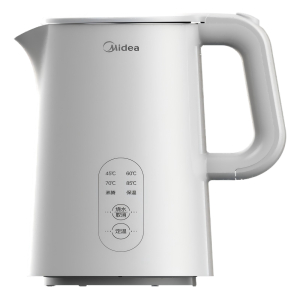 美的(Midea)电水壶1.5升保温电热水壶家用泡茶智能烧水壶全自动304不锈钢材质开水壶烧水壶MK-SH15X301