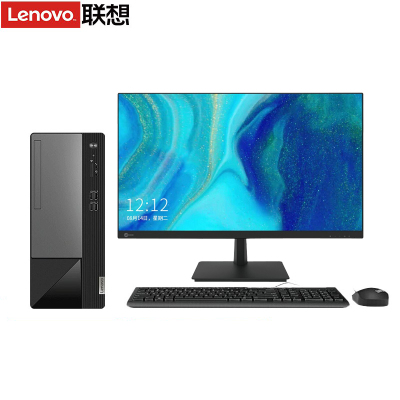 联想(Lenovo)扬天M460 商用台式电脑整机(I5-12400 8G 2T+256G SSD Win11)23.8英寸显示器