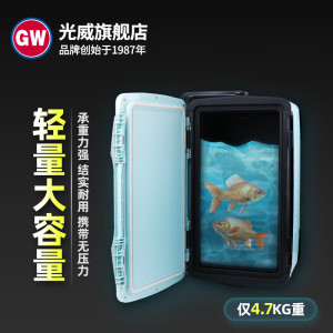 光威 钓箱22L 海洋蓝超轻多功能大容量保温保冷耐磨