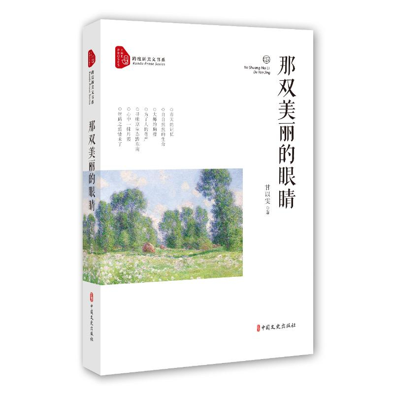 音像那双美丽的眼睛(跨度新美文书系)甘以雯著