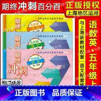 5年级上 语文+数学+英语 小学五年级 [正版]新版 期终冲刺百分百 语文+数学+英语N版 五年级第一学期/5年级上 含