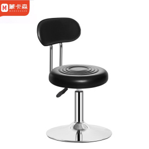 蒙卡森 MONCASSEN 吧台椅旋转升降实验椅子凳/把(圆盘带靠背款)