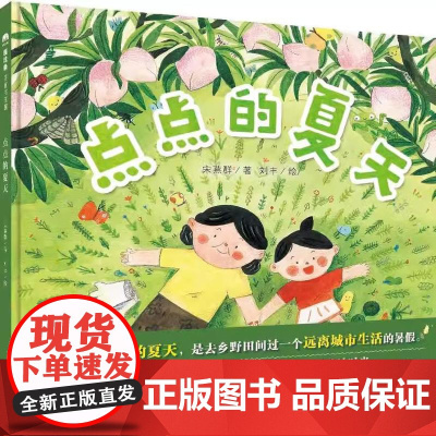 魔法象 点点的夏天 刘丰/著·绘 田园生活 自然教育 外婆 暑假 适合6-8岁儿童 广西师范大学出版社