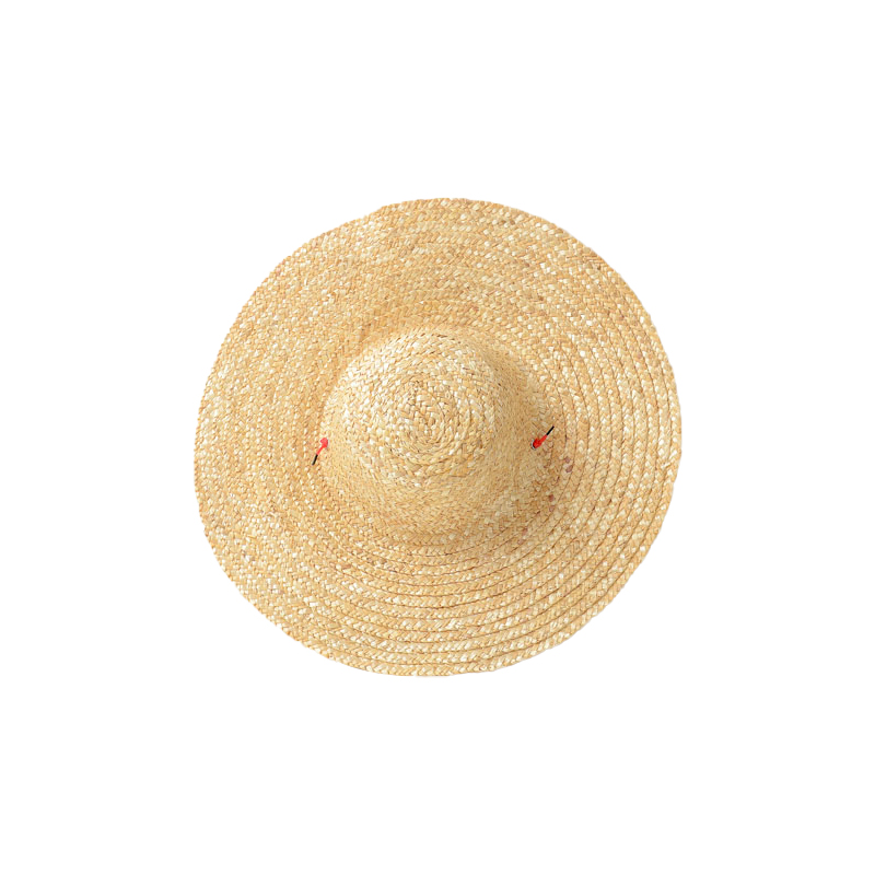 铁平 劳动保护草帽直径42cm 顶
