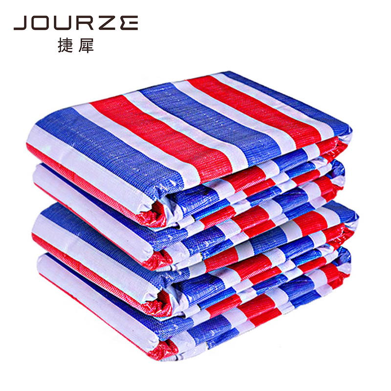 捷犀 彩条布 100g 4m宽 单位:M