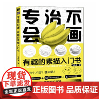 专治不会画 有趣的素描入门书 素描基础教程书趣味素描技法入门铅笔绘画石膏几何体静物透视结构素描临摹画册