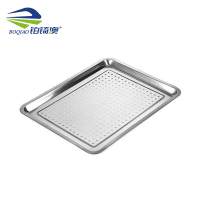 铂锜澳不锈钢反边方盘/60*40cm/个