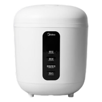 美的(Midea)电饭煲电饭锅一人食0.8L小容量迷你1-2人便携单人宿舍智能预约 微压不粘锅内胆MB-FB08M301