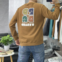 欧洲站卫衣男士印花字母时尚套头圆领长袖体恤打底衫潮流秋冬新款