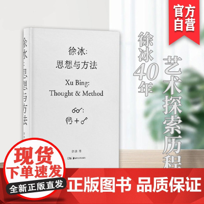 正版徐冰思想与方法现当代美术创作艺术理论艺术家创作灵感来源中国美术史艺术研究中国美术简史艺术创作湖南美术出版社店