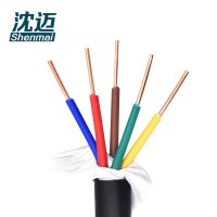沈迈 铜芯电缆 ZR-KVV-450/750V-5*1.0平方 /米