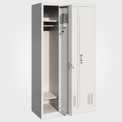 迈亚家具三门更衣柜铁皮柜员工柜存衣柜带锁储物柜钢制宿舍柜