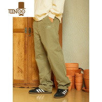 YANXU直筒工装长裤男秋季美式复古纯色休闲裤潮牌百搭显瘦潮流裤子