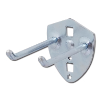 翌嘉 YJ4121122工具收纳墙挂板挂钩 双斜挂钩 75mm