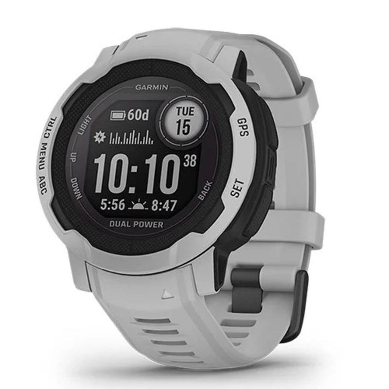 Garmin Instinct双电源太阳能续航运动男款智能手表户外耐用工业级材质