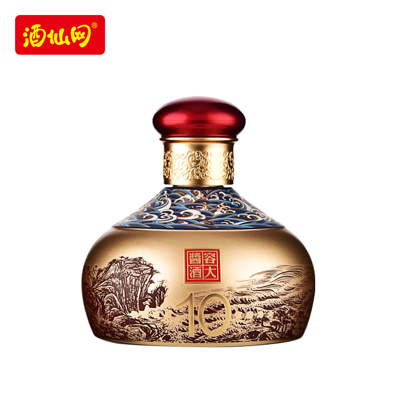 【酒仙网】53度容大酱酒(10)253ml 高度酱香型白酒