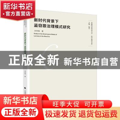 正版 新时代背景下盗窃罪治理模式研究/首都经济贸易大学法学前沿