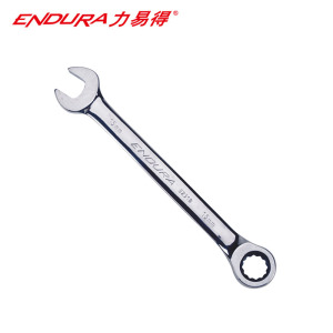 力易得(ENDURA) 全抛光棘轮两用扳手 开口梅花快速扳手12mm E2515