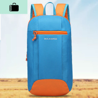 户外双肩包女轻便韩版潮休闲小容量学生书包运动背包男迷你旅行包NEW LAKE