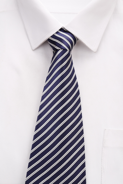 男士商务职业装正装西装工装工作上班条纹涤丝酒店银行面试领带领带