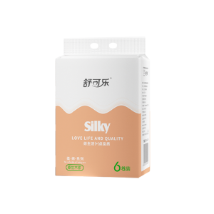 舒可乐 卫生纸家用原生木浆无芯卷纸 五层加厚6卷每提 整提便携小卷实惠装擦手纸厕纸巾 母婴可用 1提装