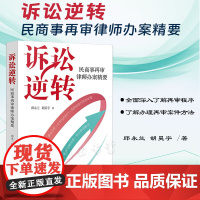 正版 诉讼逆转 民商事再审律师办案精要 邱永兰 胡昊宇 著 中国法制出版社 民商事二审 再审 重大 疑难民商事诉讼案件