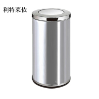 利特莱依不锈钢垃圾桶烟蒂柱灭烟桶带烟灰缸室外电梯口立式中号港氏桶
