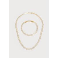 Swarovski精致金色抛光项链搭配施华洛世奇水晶优雅时尚首饰