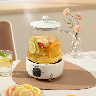 BLAUPUNKT蓝宝全玻璃养生壶恒温壶 办公室多功能煮茶壶花茶壶 0金属烧水壶BP-HCA5