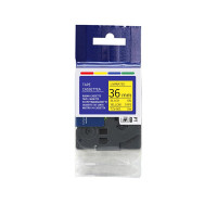 彩标 TZe-651 24mm 标签色带 (计价单位:个) 黄底黑字