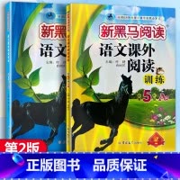 语文课外阅读训练A版+B版 小学五年级 [正版]2024新版 新黑马阅读语文课外阅读训练小学5年级A版B版五年级上册下册