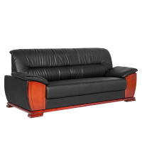 合祥源 简约中式办公室沙发会客接待三人沙发 2050*850*900mm/套