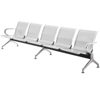 戴劲 钢制排椅机场椅加固加厚医院长椅候诊椅连排输液等候椅 B款五人位