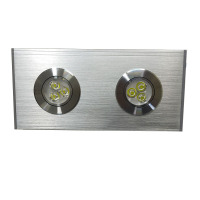 领航电器(LHDQ) LH3406/G 全铝双头应急灯 5W 应急时间90min 冷光 220V IP54