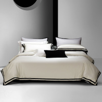 伊伊爱 高密缇芙60S系列拼角长绒棉四件套