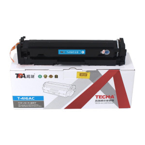高端T-416AC 2.1K带芯片适用惠普pro M454dn/454dw/MFP M479dw彩色打印机墨粉盒蓝色
