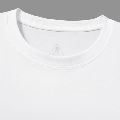 新款圆领三防秋季男装棉质T恤纯色休闲男上衣