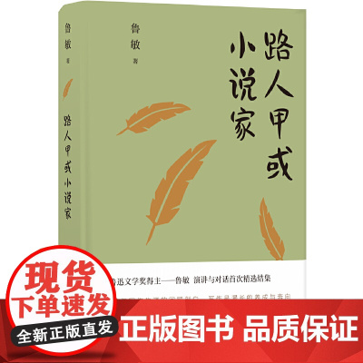 鲁敏随笔集:路人甲或小说家 鲁敏 译林出版社 正版书籍