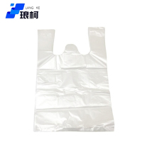 琅柯 白色背袋打包袋 50只装 20*33cm