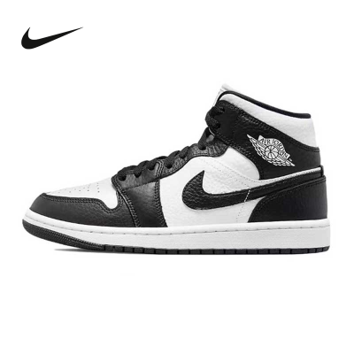 控价耐克aj1女鞋air jordan 1黑白熊猫休闲篮球鞋板鞋dr0501-101