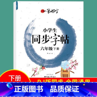 六年级下册 小学通用 [正版]小学生练字帖同步字帖人教版语文一 二 三年级 四年级 五 六 国一上册下册罗扬字帖每日一练
