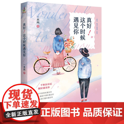 真好!这个时候遇见你 一水间 台海出版社 正版书籍