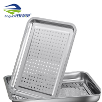 铂锜澳不锈钢1.3厚冲孔方盘/60*40*2cm/个