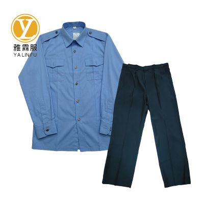 雅霖服 夏季保安服长袖套装 YLF-0631 套