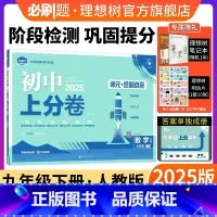 数学 人教版 九年级下 [正版]理想树2025版初中上分卷必刷题九年级下册数学人教版初中同步试卷期中期末检测单元检测同步