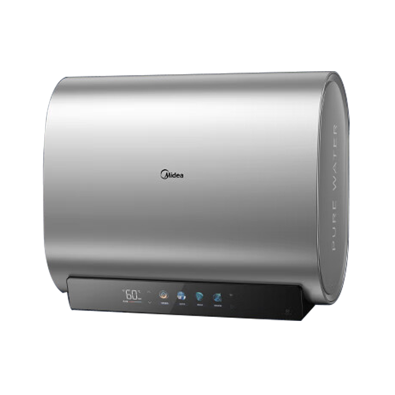 美的(Midea)电热水器超薄玲珑双胆扁桶60升扁桶短款3300W镁棒免换一级能效 净肤洗F6033-UD5